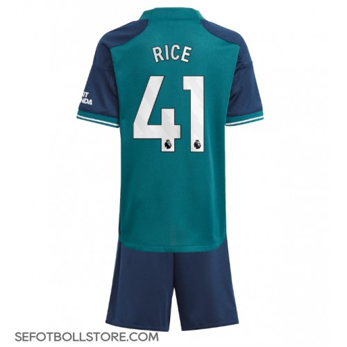 Arsenal Declan Rice #41 Replika babykläder Tredjeställ Barn 2023-24 Kortärmad (+ korta byxor)